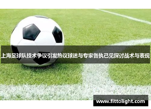 上海足球队技术争议引发热议球迷与专家各执己见探讨战术与表现